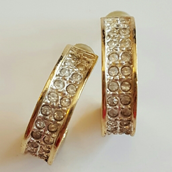 CRYSTAL EARRINGS trio set - Picture 2 of 9